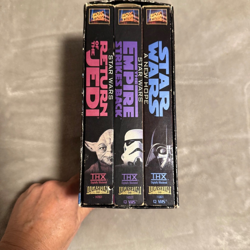 Star Wars Trilogy VHS Box Set‎ THX Original Theatrical Versions
